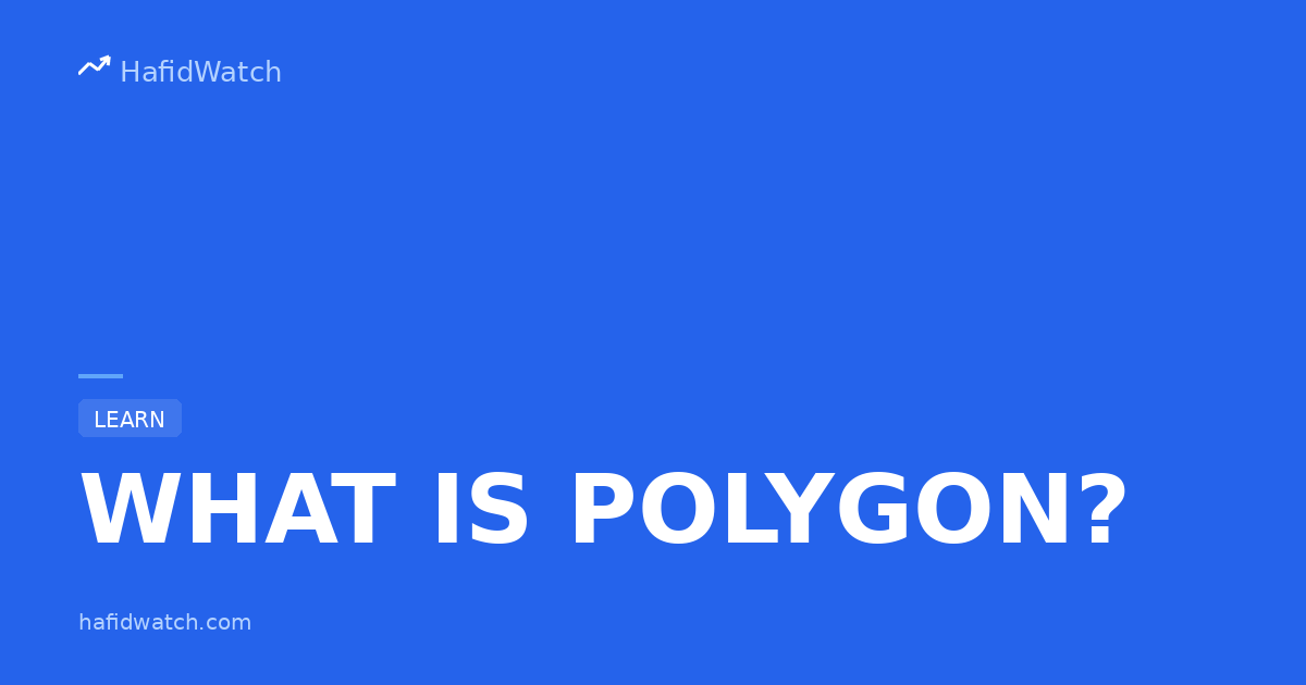 HafidWatch educational guide banner displaying What Is Polygon